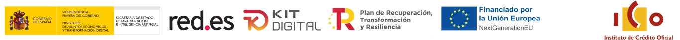 Logotipos del programa Kit Digital y fondos Next Generation EU